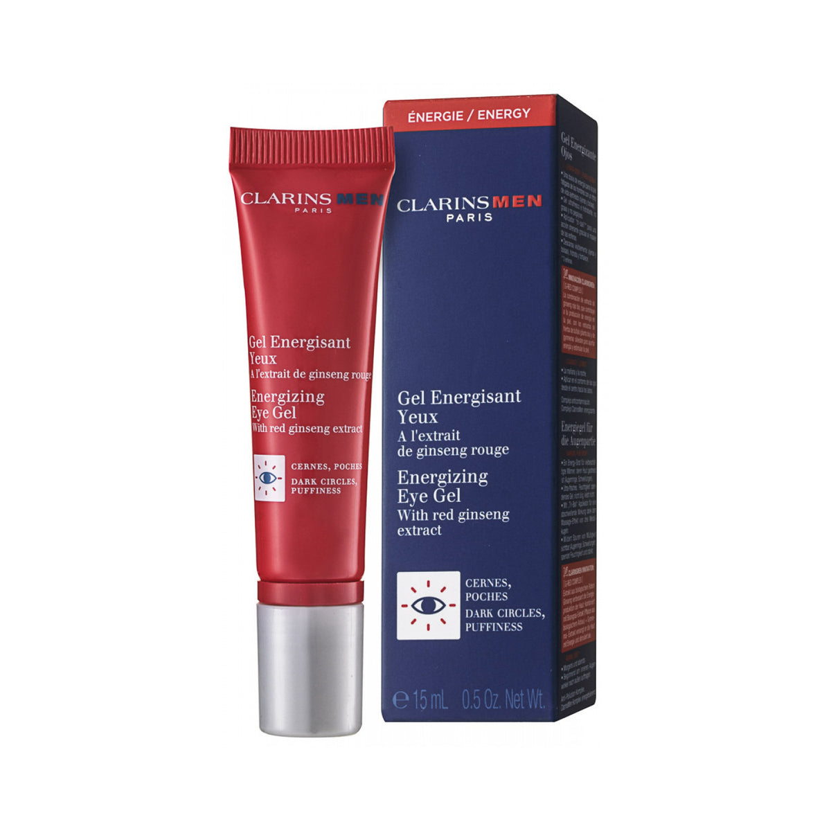 Clarins Men Energizing With Red Ginseng Extract Eye Gel 15 ml