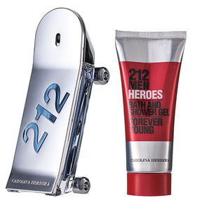 Carolina Herrera 212 Men Heroes Forever Young Eau de Toilette Set 90 ml + 100 ml Duschgel