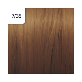Wella Professionals Illumina Color Haarfarbe 60 ml / 7/35 Mittelblond gold-mahagoni