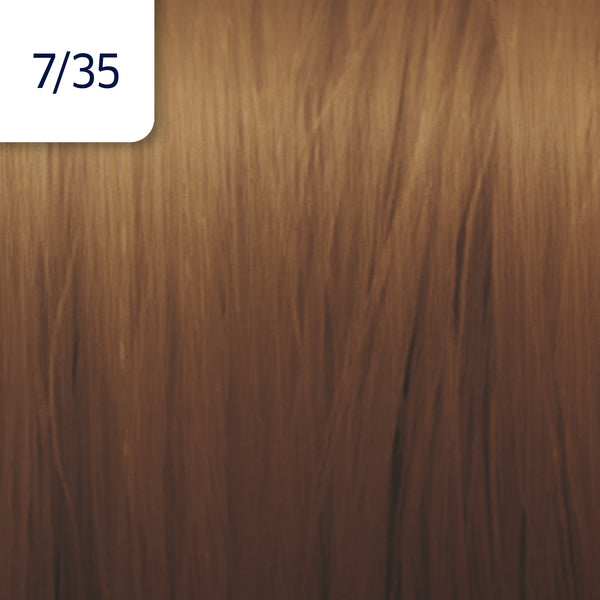 Wella Professionals Illumina Color Haarfarbe 60 ml / 7/35 Mittelblond gold-mahagoni
