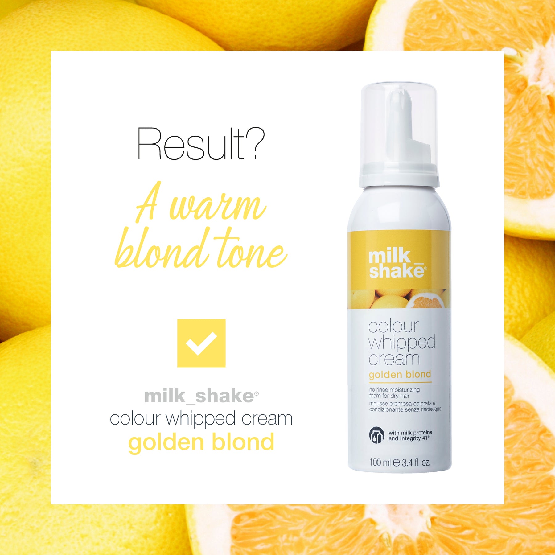 milk_shake Colour Whipped Cream 100 ml / Golden Blond