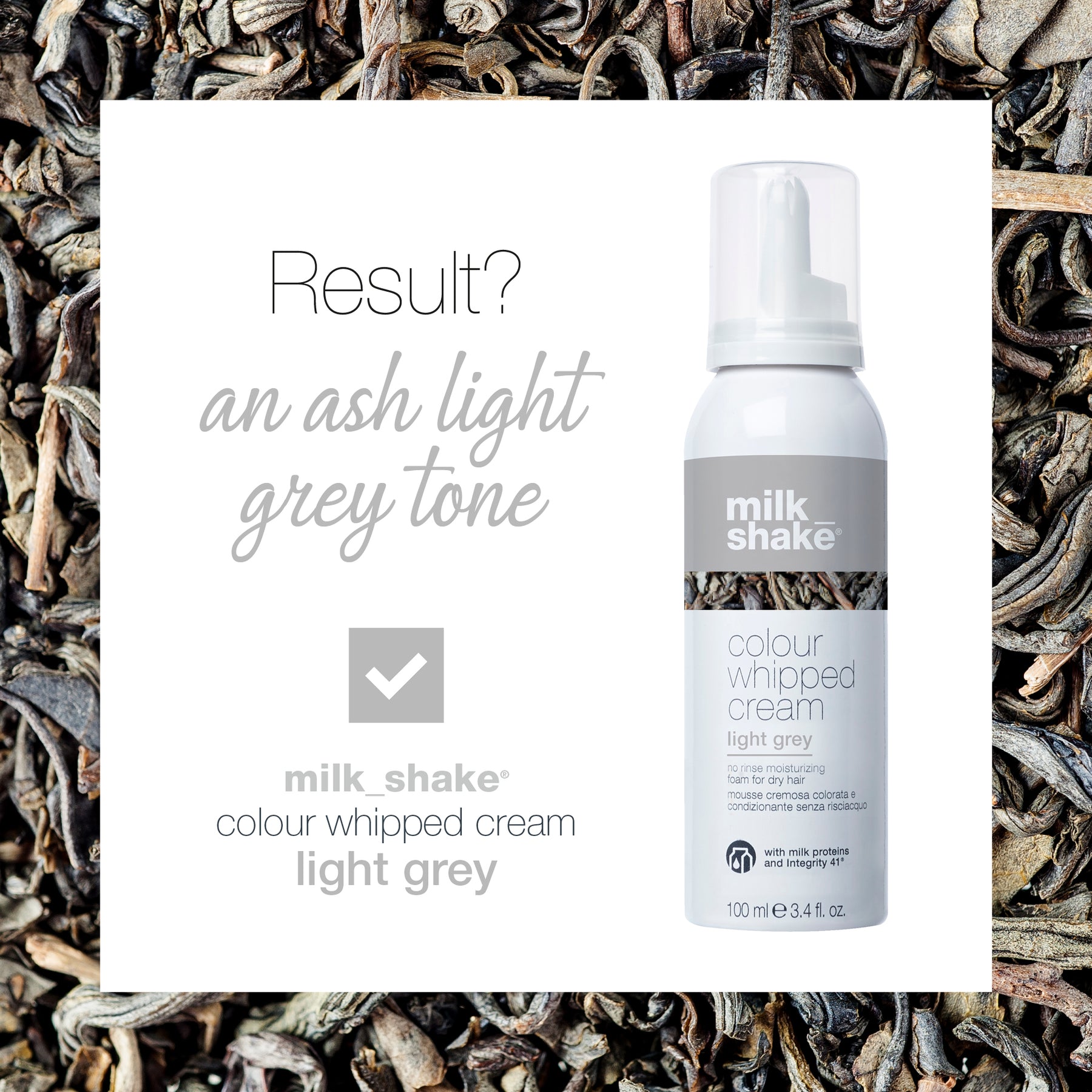 milk_shake Colour Whipped Cream 100 ml / Light Grey