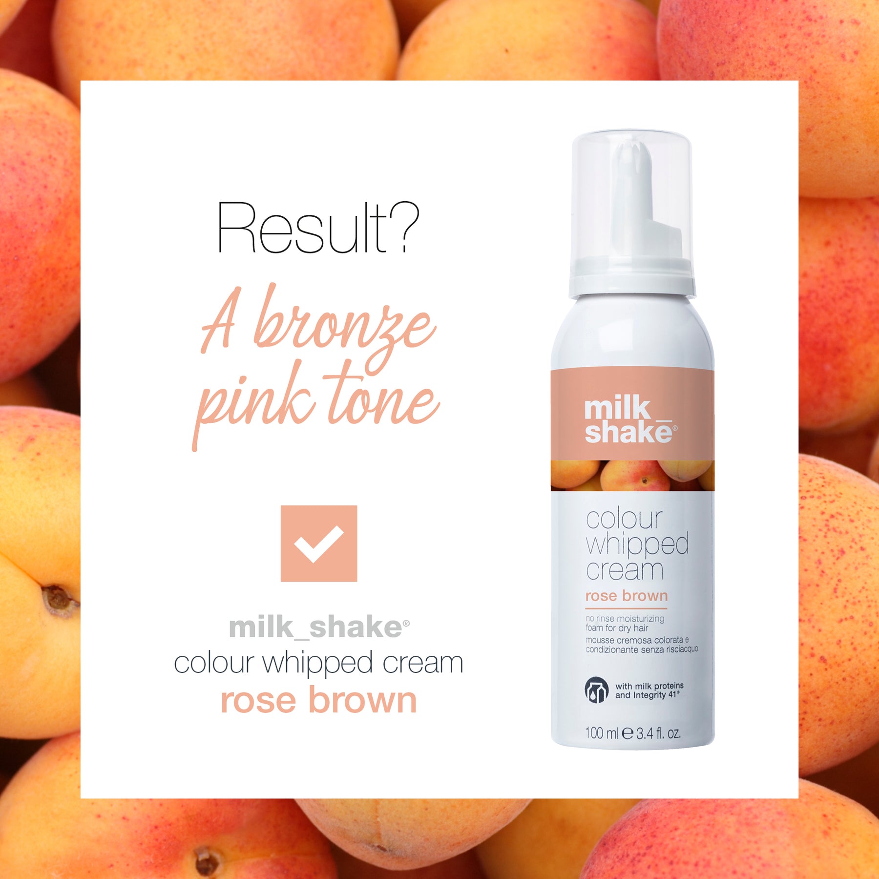 milk_shake Colour Whipped Cream 100 ml / Rose Brown