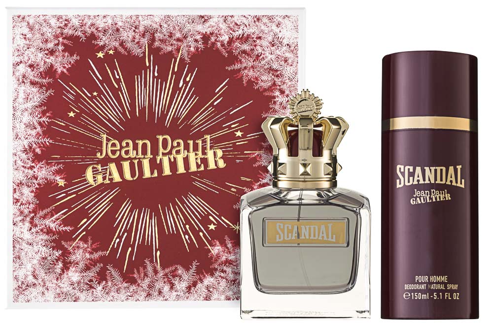 Jean Paul Gaultier Scandal Pour Homme Eau de Toilette Set 100 ml + 150 ml Deodorant Spray