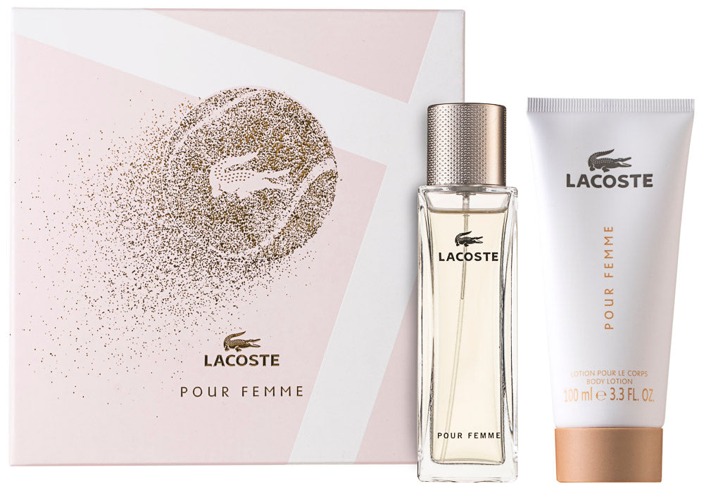Lacoste Pour Femme EDP Geschenkset EDP 50 ml + 100 ml KörperLotion