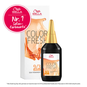 Wella Professionals Color Fresh Liquid Haarfarbe 75 ml / 9/3 Lichtblond Gold