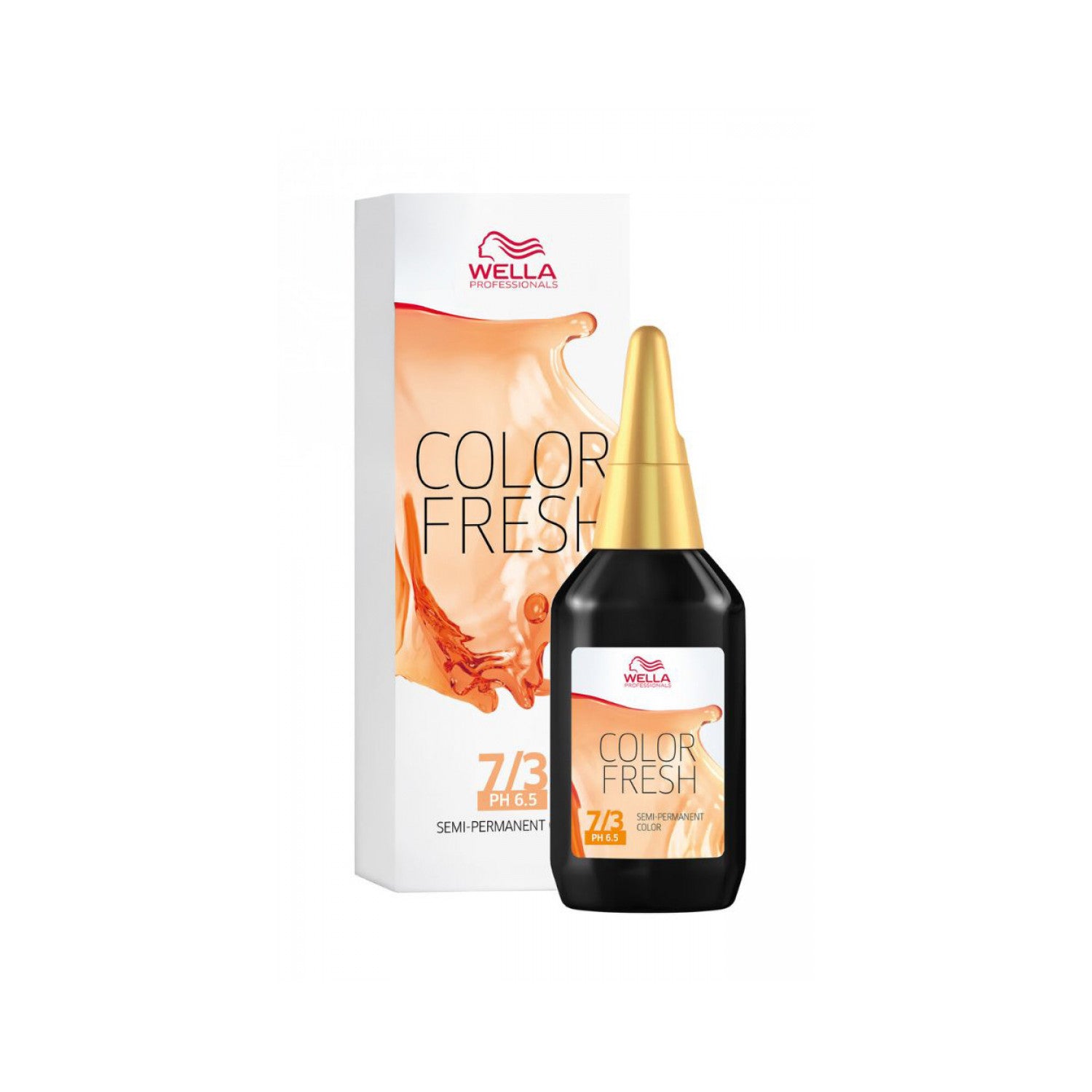 Wella Professionals Color Fresh Liquid Haarfarbe 75 ml / 7/3 Mittelblond Gold