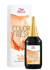 Wella Professionals Color Fresh Liquid Haarfarbe 75 ml / 7/44 Mittelblond Rot-intensiv