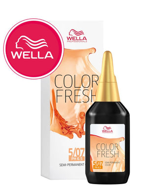 Wella Professionals Color Fresh Liquid Haarfarbe 75 ml / 5/07 Hellbraun Natur-braun