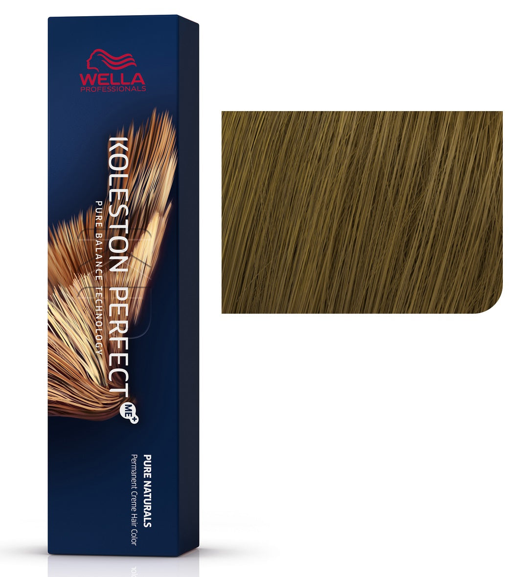 Wella Professionals Koleston Perfect Me+ Pure Naturals Haarfarbe 60 ml / 7/01 Mittelblond natur-asch