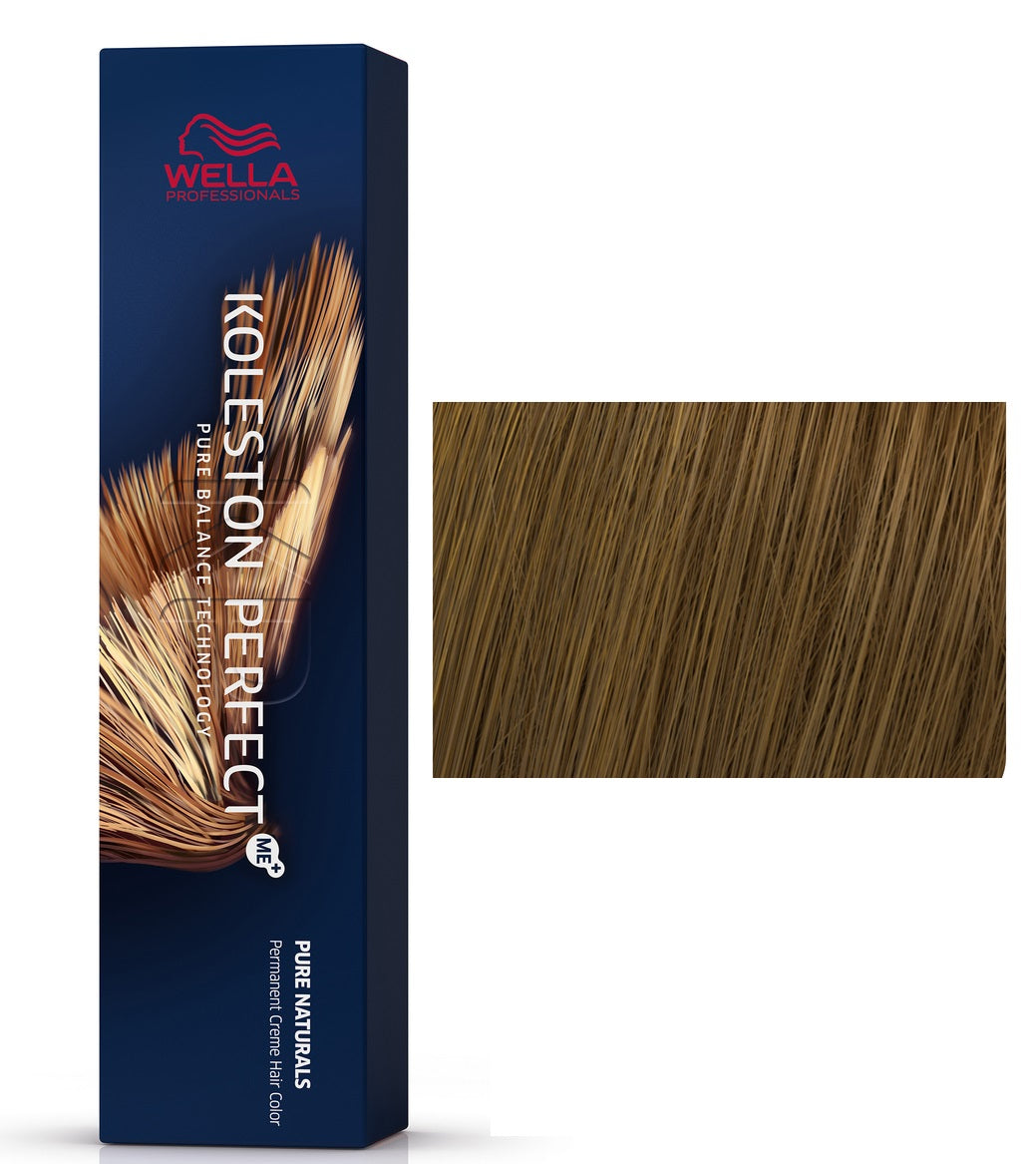 Wella Professionals Koleston Perfect Me+ Pure Naturals Haarfarbe 60 ml / 7/03 Mittelblond natur-gold