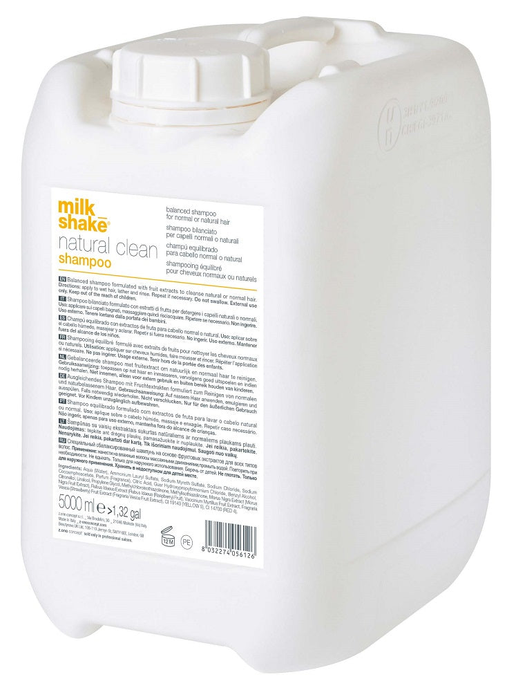 Milk Shake Natural Clean Shampoo 5000 ml