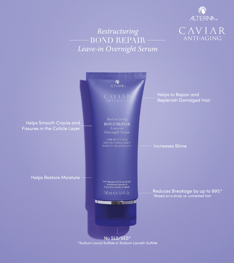 Alterna Caviar Anti-Aging Restructuring Bond Repair Leave-In Overnight Haarserum