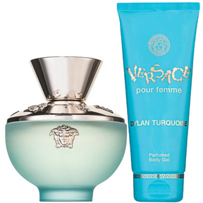 Versace Dylan Turquoise EDT Geschenkset EDT 50 ml + 50 ml Körpergel