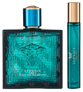 Versace Eros Pour Homme EDP Geschenkset EDP 100 ml + EDP 10 ml + Tasche