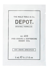 Depot No. 403 Pre-Shave and Softening Beard Oil 5 ml / Fresh Black Pepper