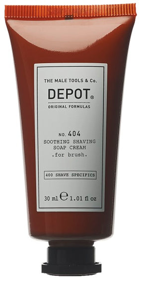 Depot No. 404 Soothing Shaving Soap Cream for Brush Rasiercreme 400 ml