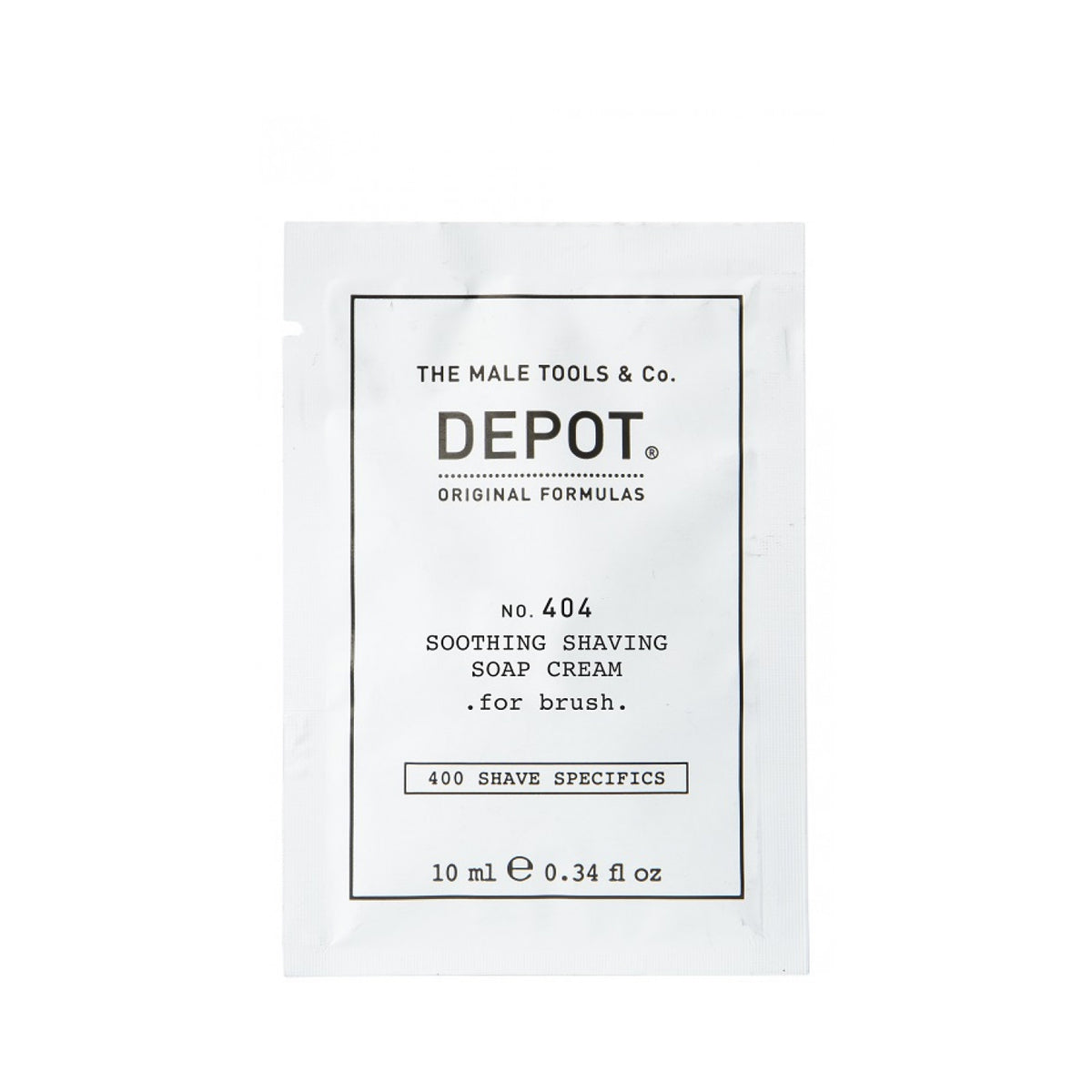 Depot No. 404 Soothing Shaving Soap Cream for Brush Rasiercreme 10 ml