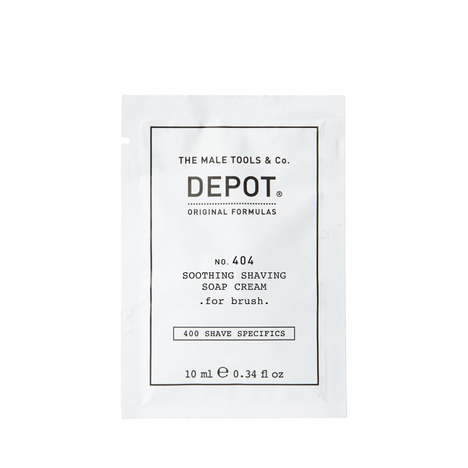 Depot No. 404 Soothing Shaving Soap Cream for Brush Rasiercreme 10 ml