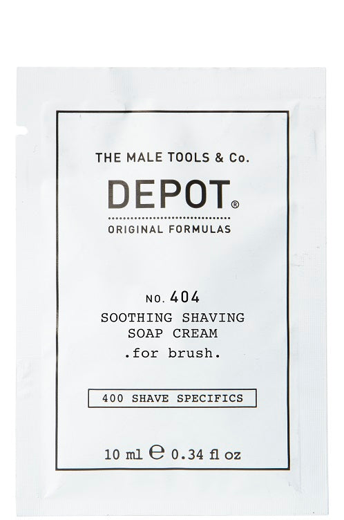 Depot No. 404 Soothing Shaving Soap Cream for Brush Rasiercreme 10 ml
