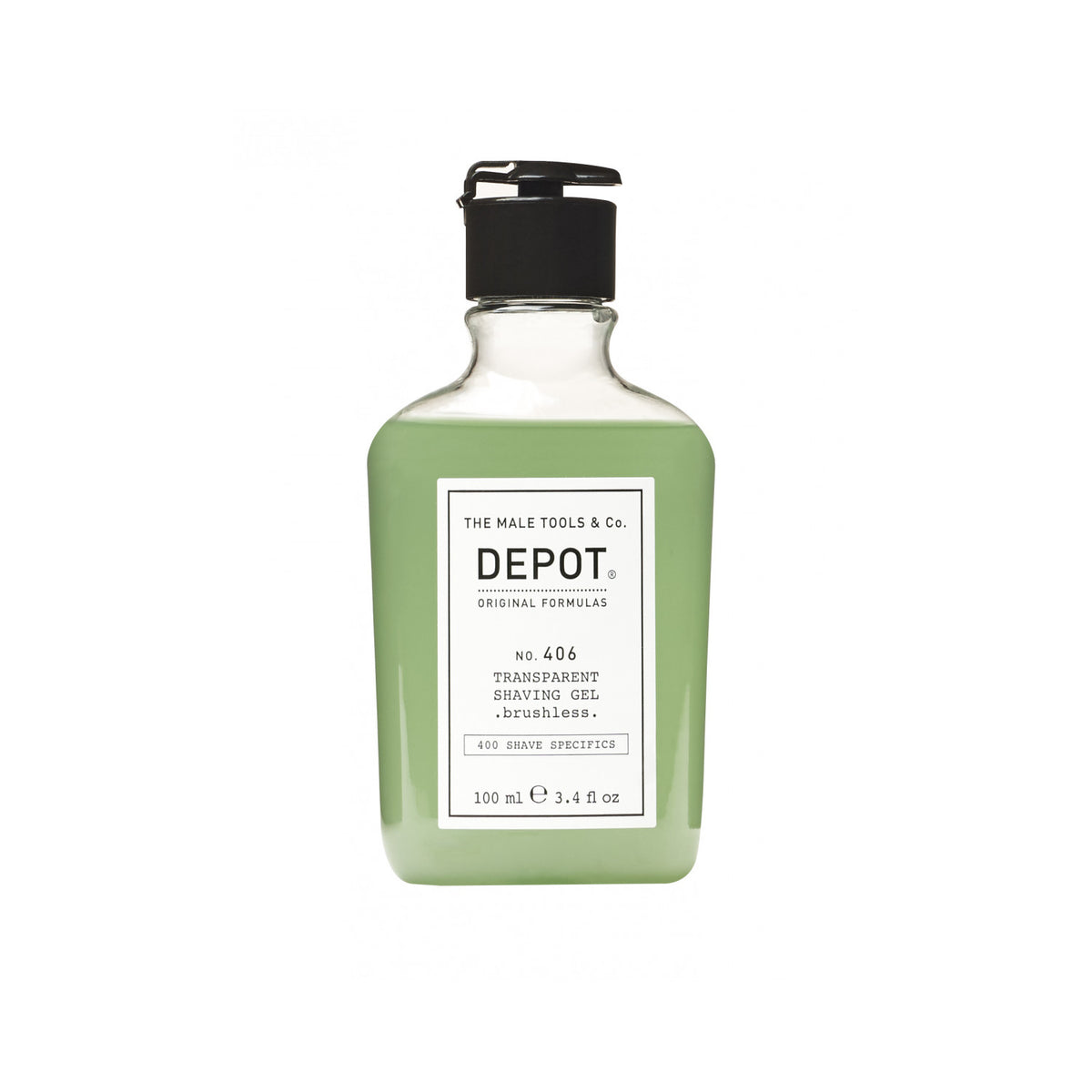 Depot No. 406 Transparent Brushless Rasiergel 100 ml