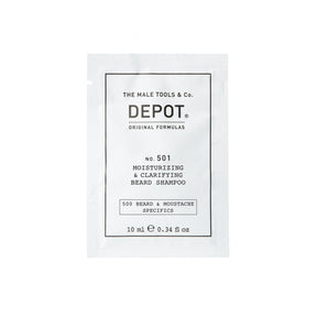 Depot No. 501 Moisturizing & Clarifying Beard Shampoo 10 ml