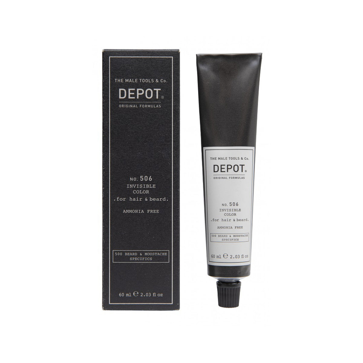 Depot No. 506 Invisible Color Bartpflege 60 ml / Natural Graphite