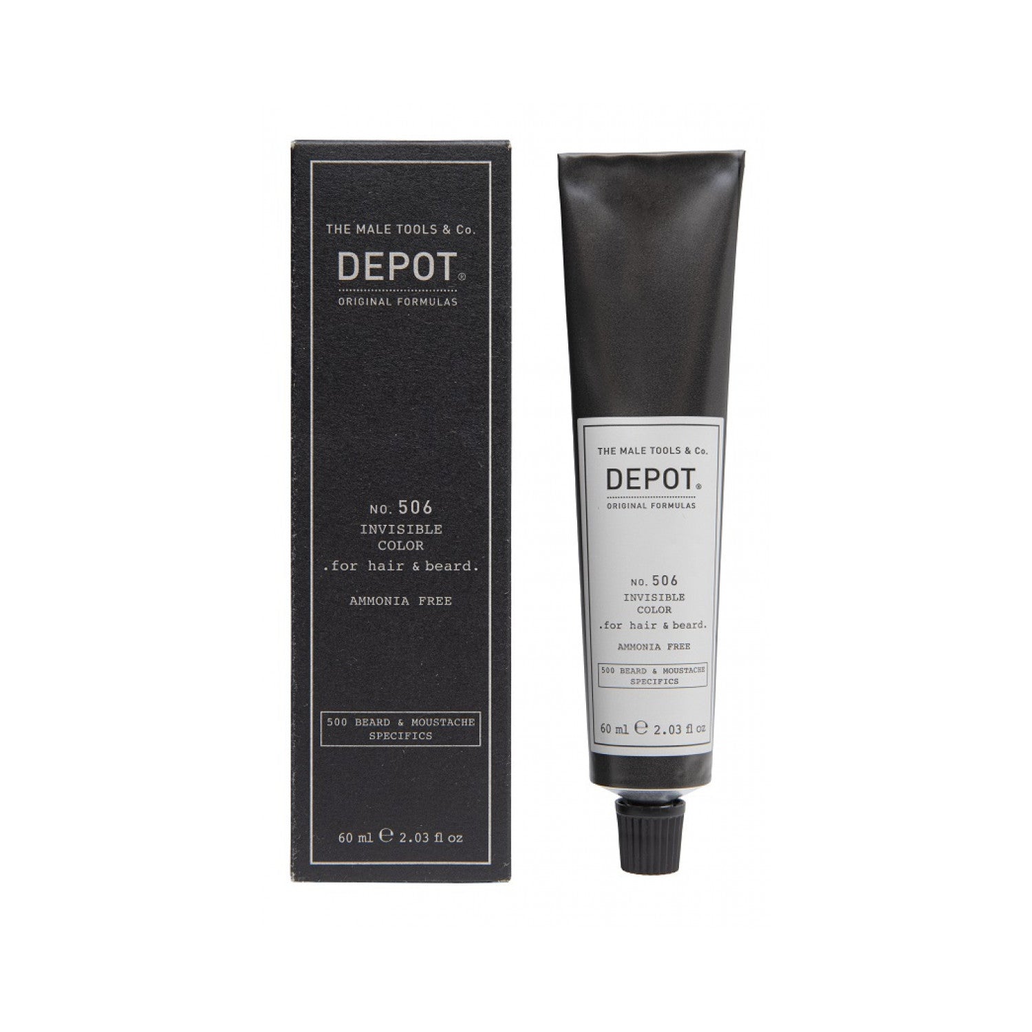 Depot No. 506 Invisible Color Bartpflege 60 ml / Natural Graphite