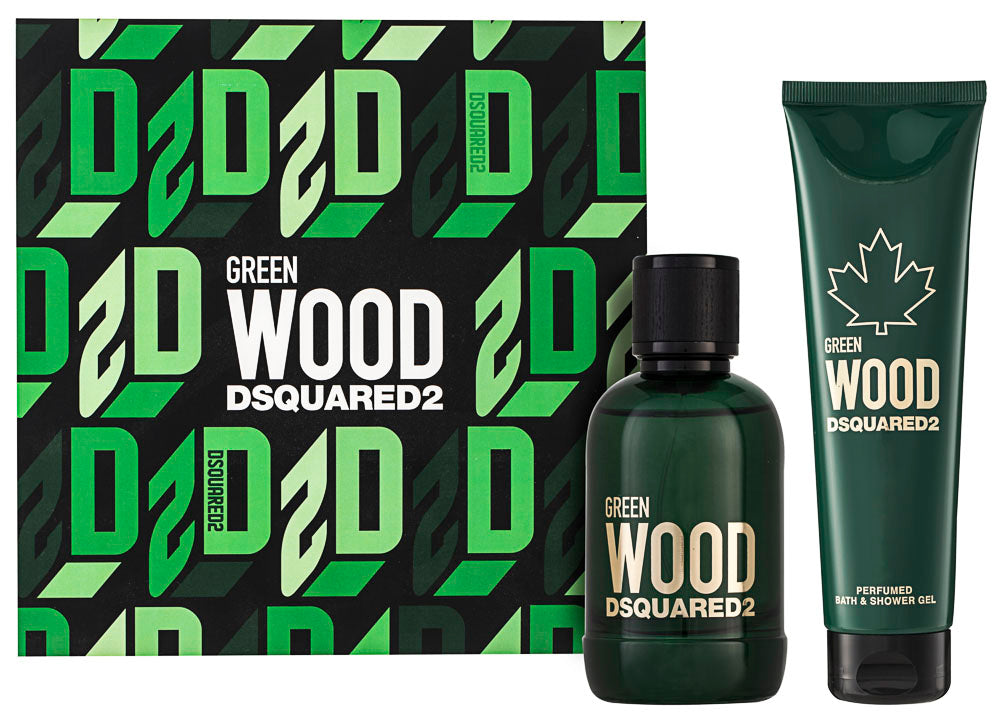 Dsquared2 Green Wood EDT Geschenkset EDT 100 ml + 150 ml Körperlotion