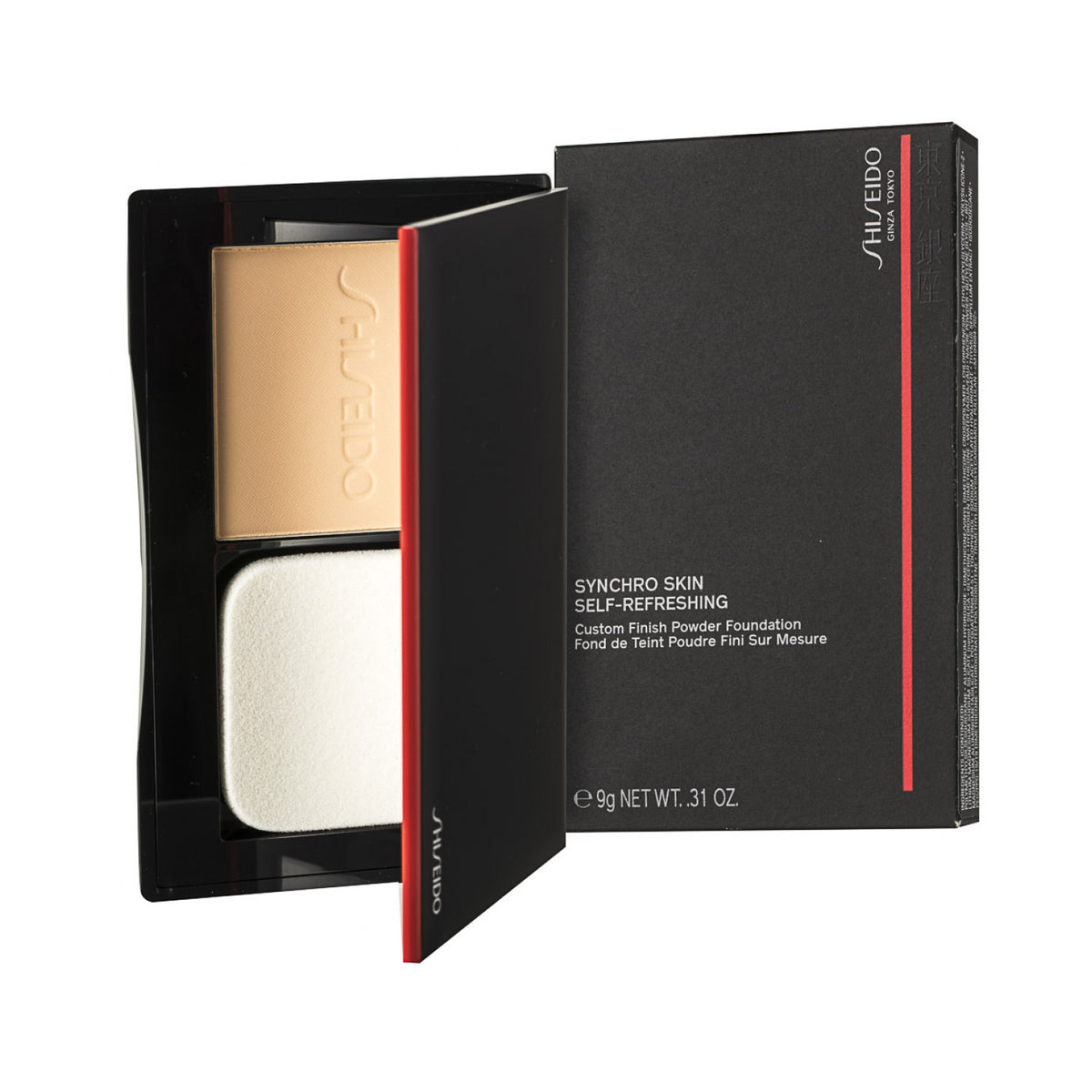 Shiseido Synchro Skin Self-Refreshing Custom Finish Powder Foundation 9 g / Nr. 220