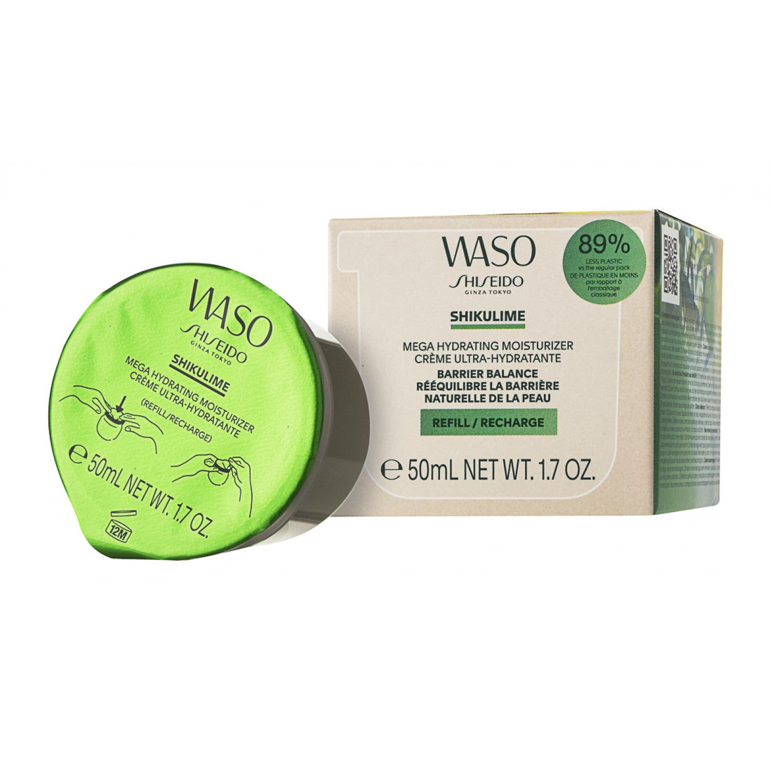 Shiseido Waso Shikulime Mega Hydrating Moi­s­tu­ri­zer 50 ml / Nachfüllpackung