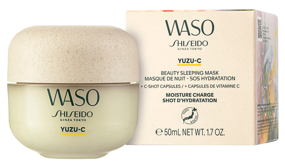 Shiseido Waso Yuzu-C Beauty Sleeping Gesichtsmaske 50 ml