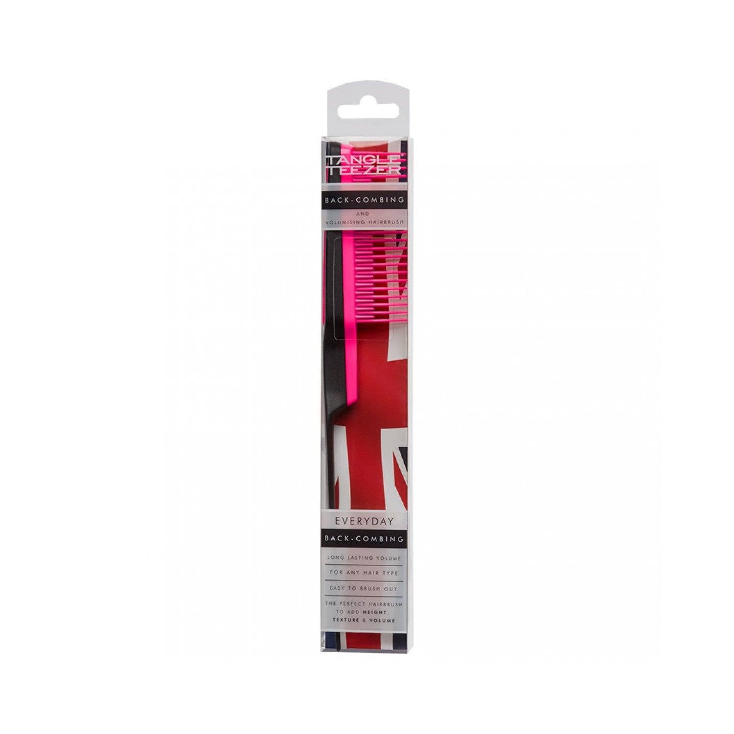 Tangle Teezer Back-Combing and Volumising Haarbürste 1 Stk. / Black/Pink