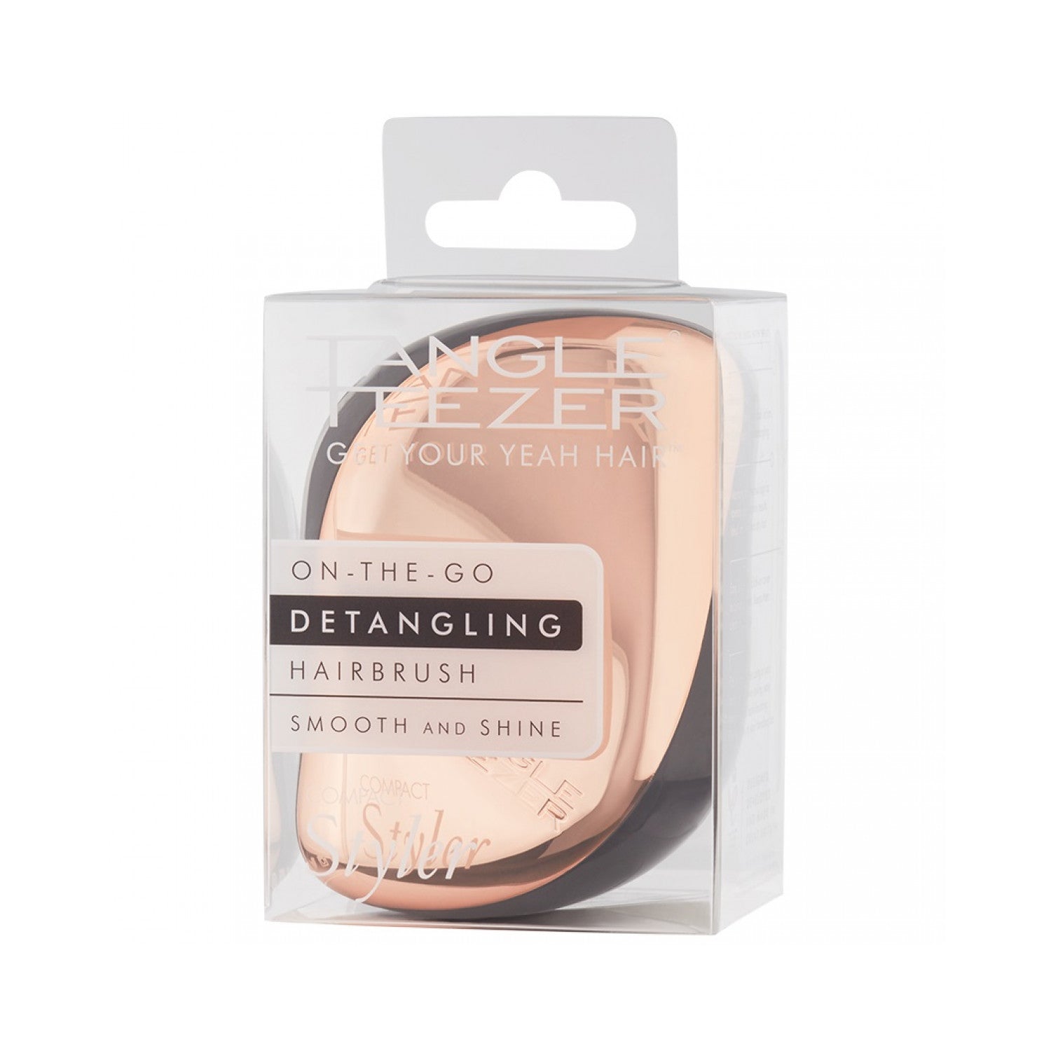 Tangle Teezer Compact Styler Detangling Haarbürste 1 Stk. / Rose Gold Black