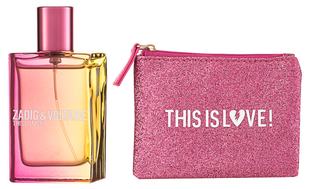 Zadig & Voltaire This is Love! Pour Elle EDP Geschenkset EDP 50 ml + Tasche