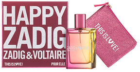 Zadig & Voltaire This is Love! Pour Elle EDP Geschenkset EDP 50 ml + Tasche