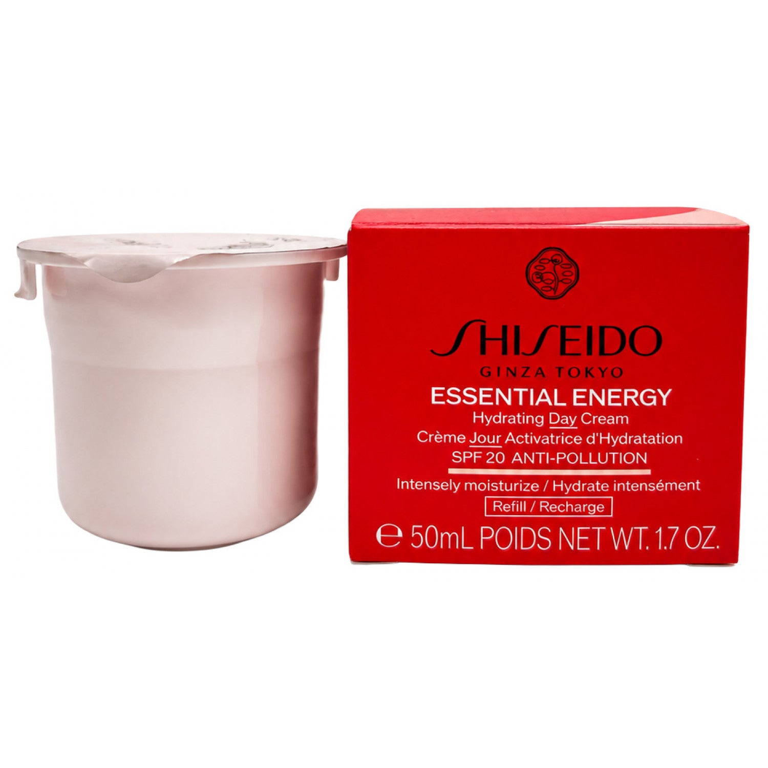 Shiseido Essential Energy Hydrating Tagescreme SPF 20 50 ml / Nachfüllung