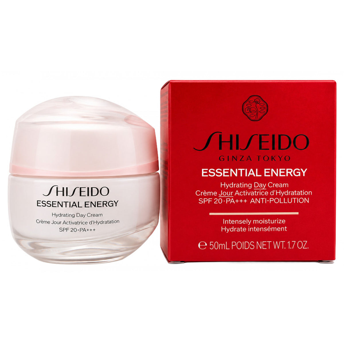 Shiseido Essential Energy Hydrating Tagescreme SPF 20 50 ml