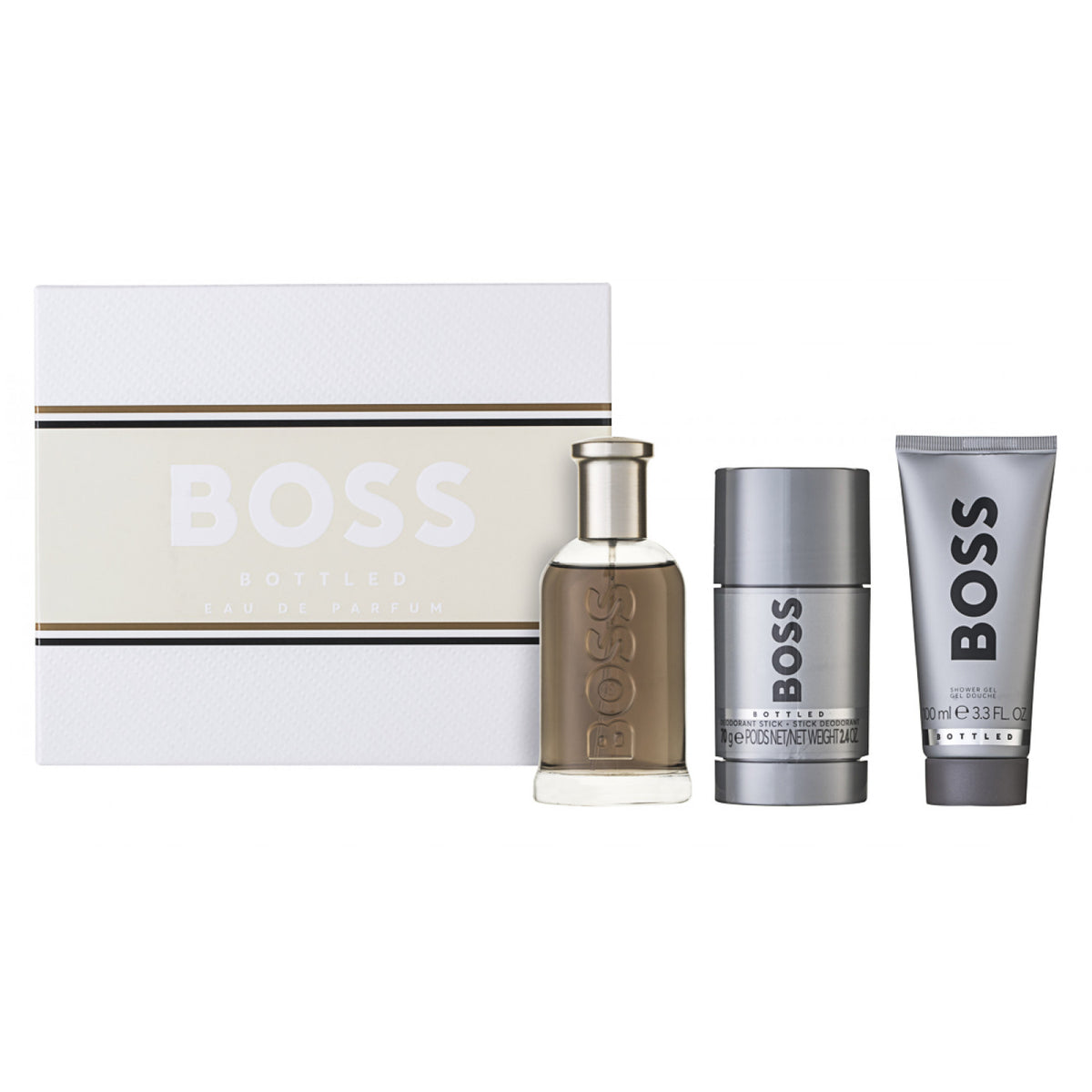 Hugo Boss Boss Bottled 2020 Eau de Parfum Set 100 ml + 100 ml Duschgel + 75 ml Deodorant Stick
