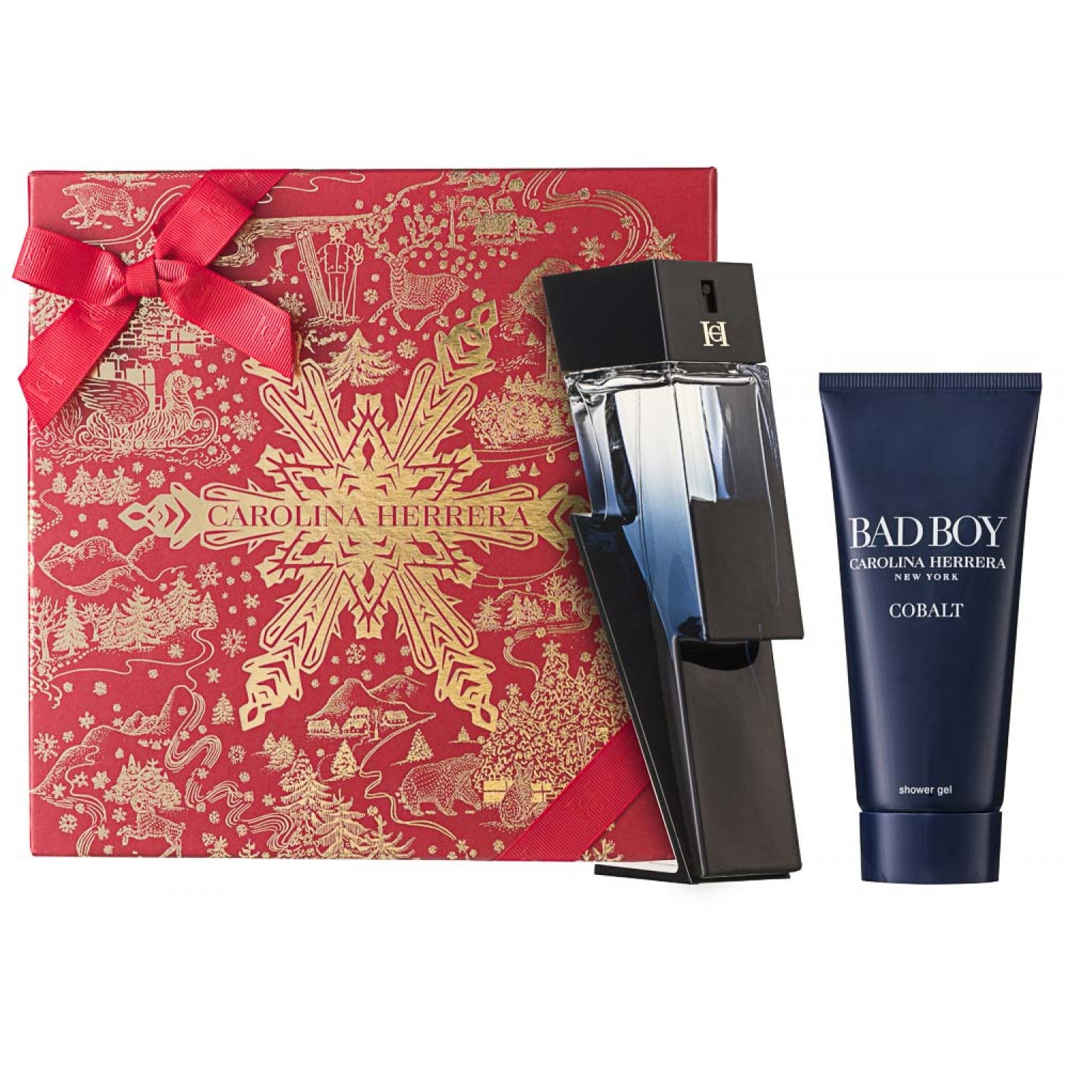 Carolina Herrera Bad Boy Cobalt Electrique Eau de Parfum Set 100 ml + 100 ml Duschgel
