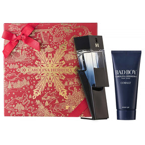 Carolina Herrera Bad Boy Cobalt Electrique Eau de Parfum Set 100 ml + 100 ml Duschgel