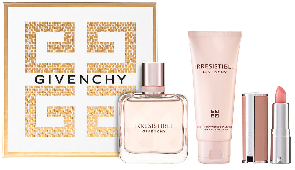 Givenchy Irresistible Eau de Parfum Set 50 ml + 75 ml Körperlotion + 1.5g Lippenstift