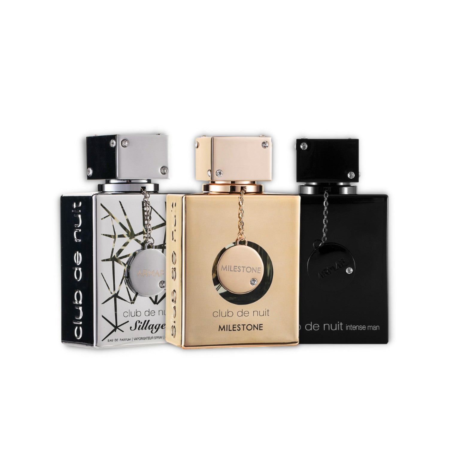 Armaf Club de Nuit EDP Geschenkset Set 30 ml Sillage + 30 ml Milestone + 30 ml Intense Man