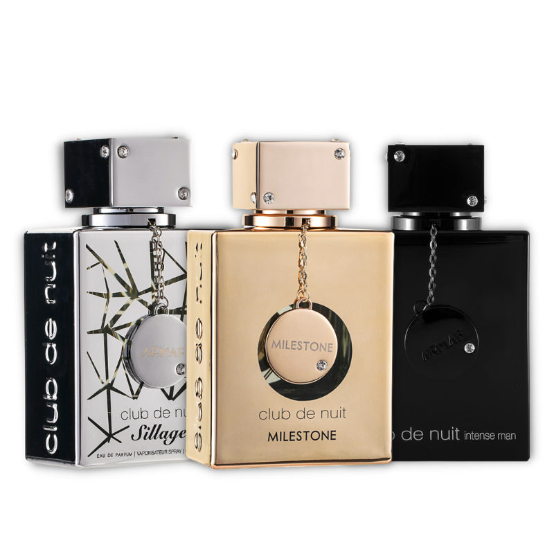 Armaf Club de Nuit EDP Geschenkset Set 30 ml Sillage + 30 ml Milestone + 30 ml Intense Man
