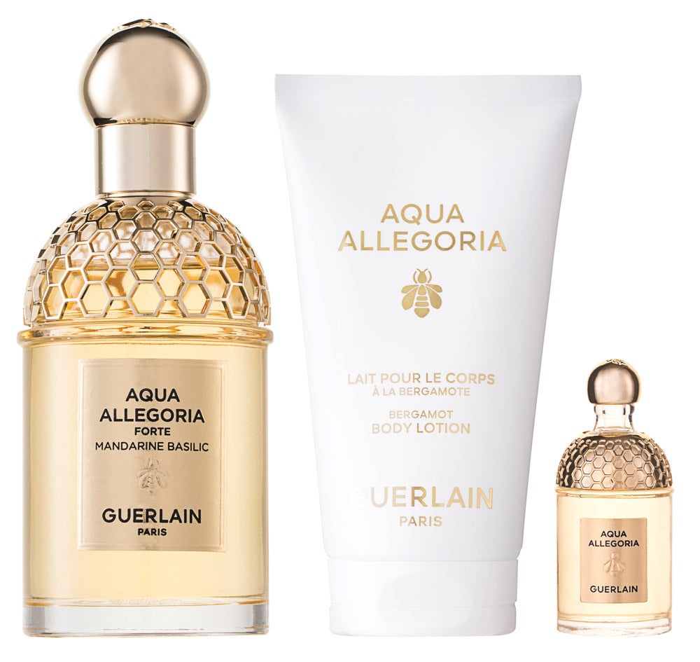 Guerlain Aqua Allegoria Forte Mandarine Basilic EDP Geschenkset EDP 125 ml + EDP 7.5 ml + 75 ml Körperlotion