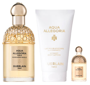Guerlain Aqua Allegoria Forte Mandarine Basilic EDP Geschenkset EDP 125 ml + EDP 7.5 ml + 75 ml Körperlotion