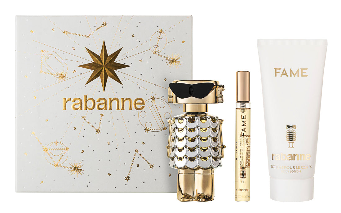 Rabanne Fame Eau de Parfum Set 50 ml + 100 ml Körperlotion + 10 ml