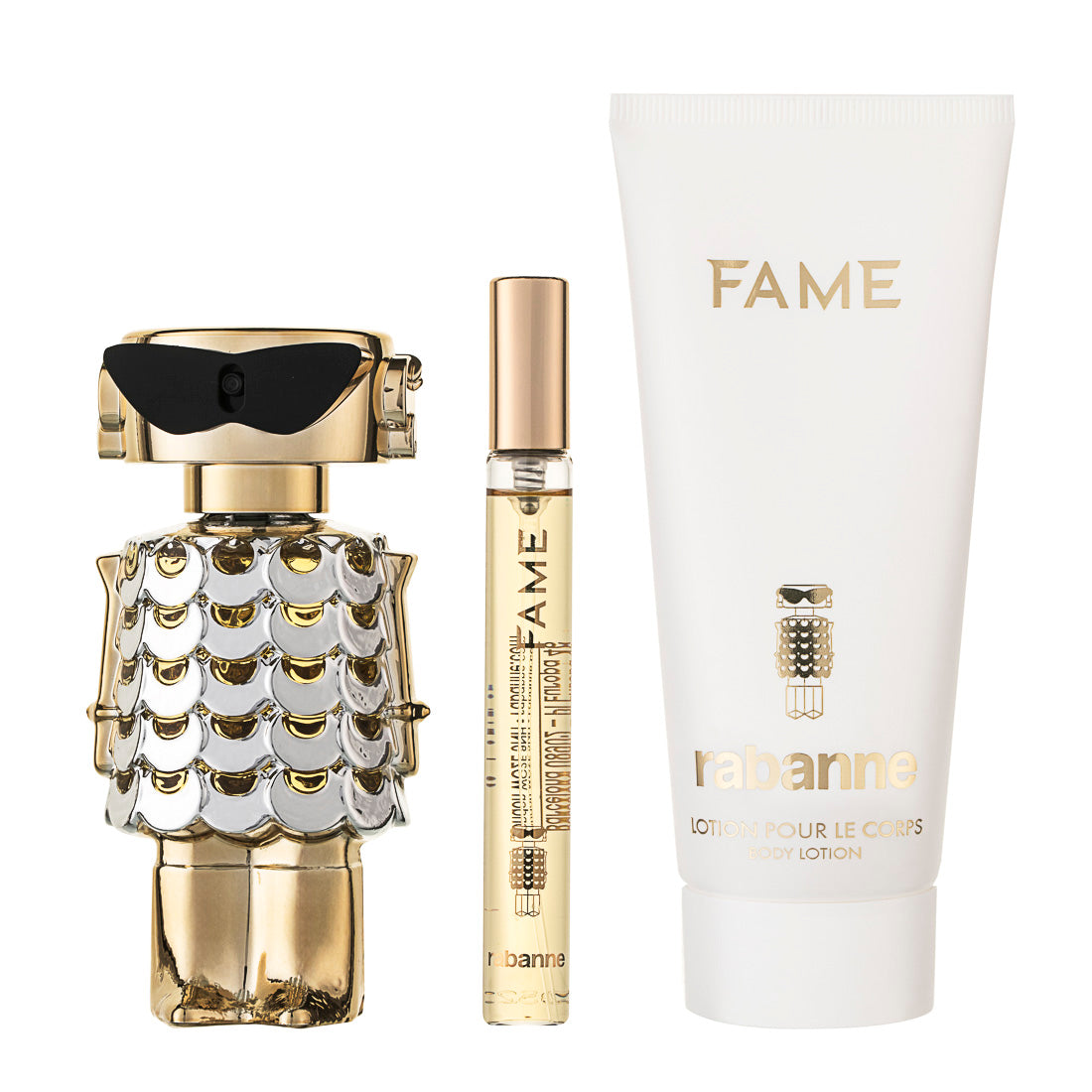 Rabanne Fame Eau de Parfum Set 50 ml + 100 ml Körperlotion + 10 ml