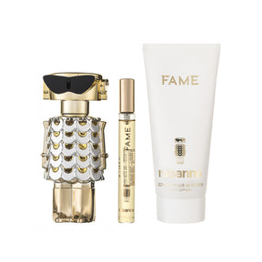 Rabanne Fame Eau de Parfum Set 80 ml + 10 ml + 100 ml Körperlotion