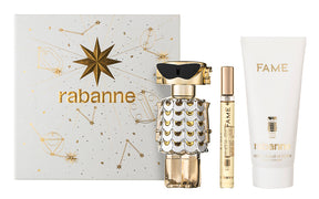 Rabanne Fame Eau de Parfum Set 80 ml + 10 ml + 100 ml Körperlotion